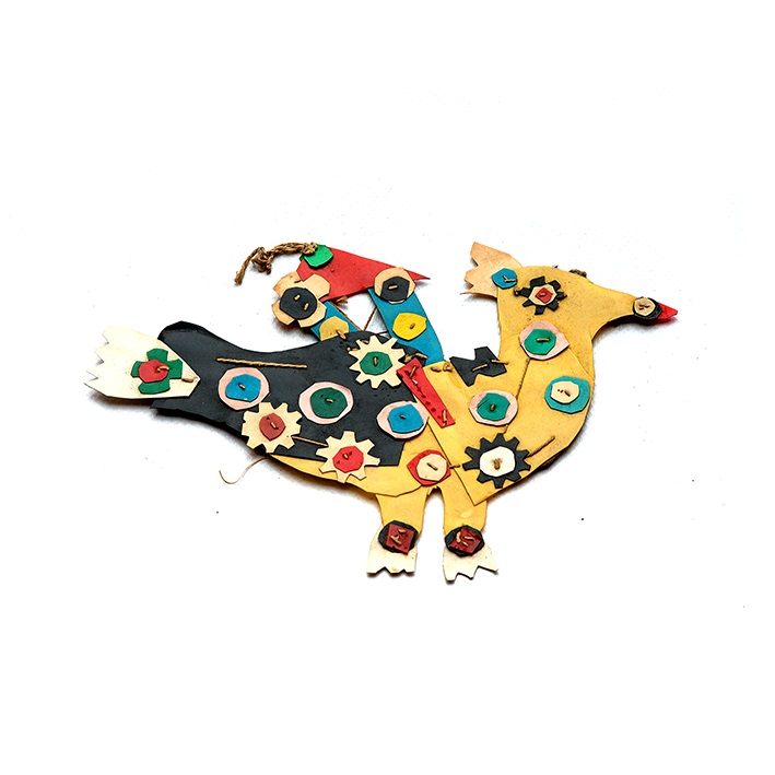 Bird, plastic material, Toshke, W. Neja Dukki Daur, 1964 (Photographed by the author).