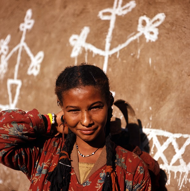 Young girl, Wadi el Arab, E. Neja Salahaab, 1963 (Photographed by the author).
