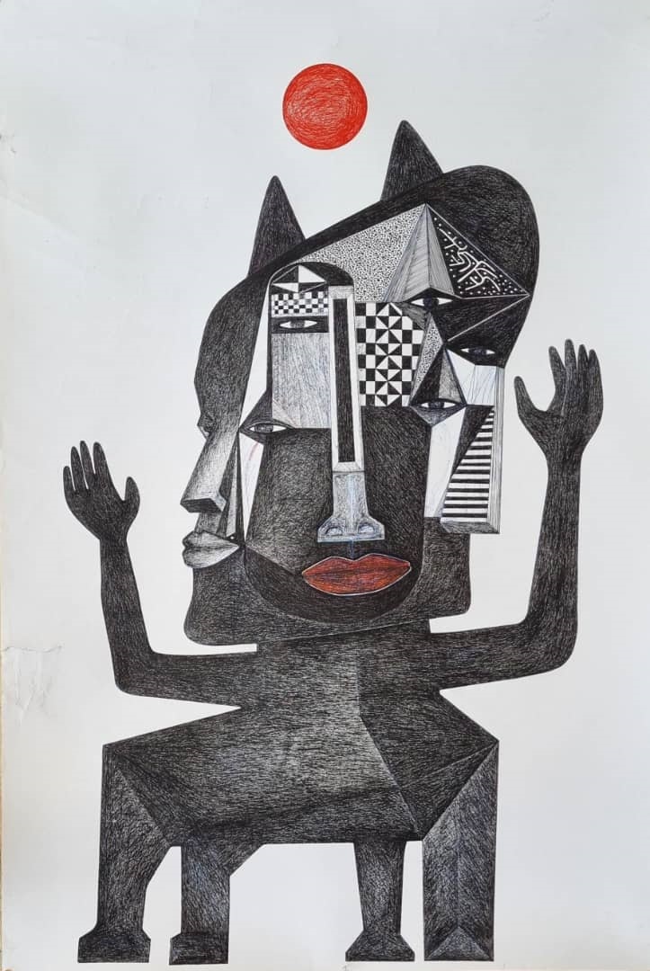 “Gods in Action (3)” (Khalid Shatta, 2023).